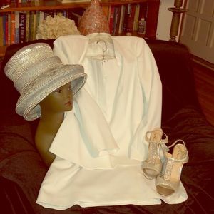 Ladies White Emily Suit